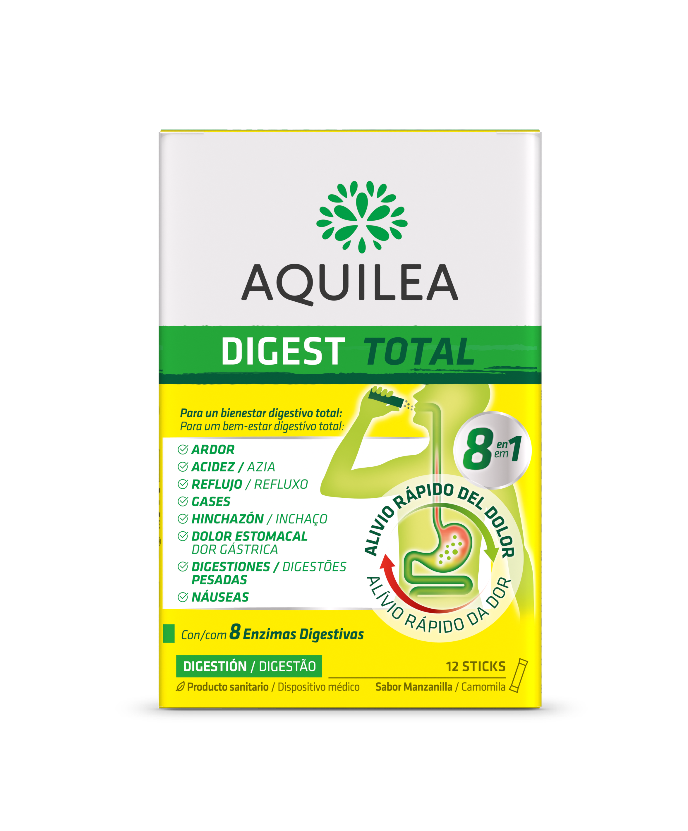 Aquilea Digest Total Camomila (x12 sticks)
