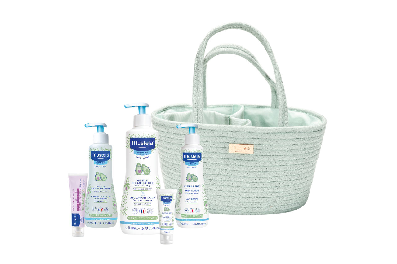 Mustela Kit Cesta Essenciais Bebé Menta