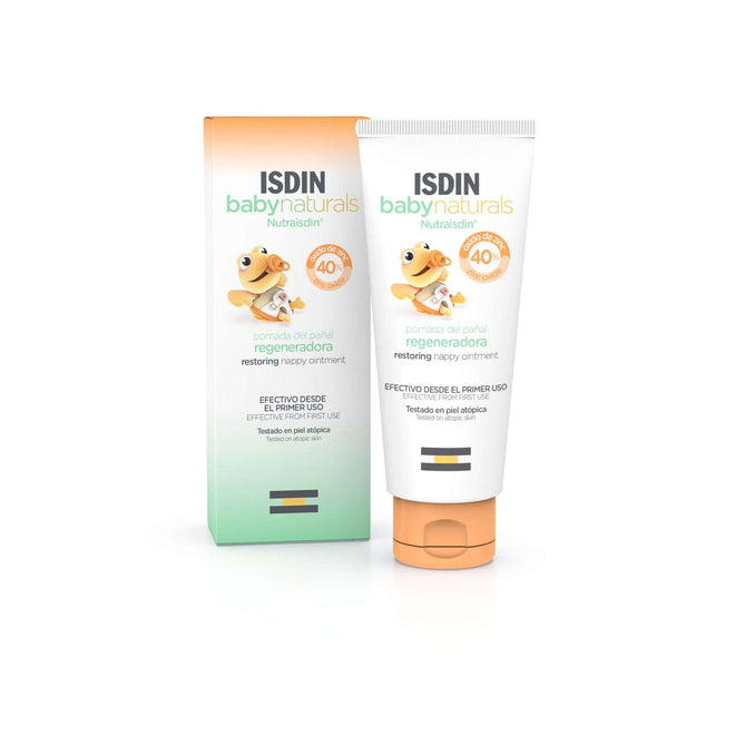 Isdin Babynaturals Pomada regeneradora para a muda da fralda 100ml