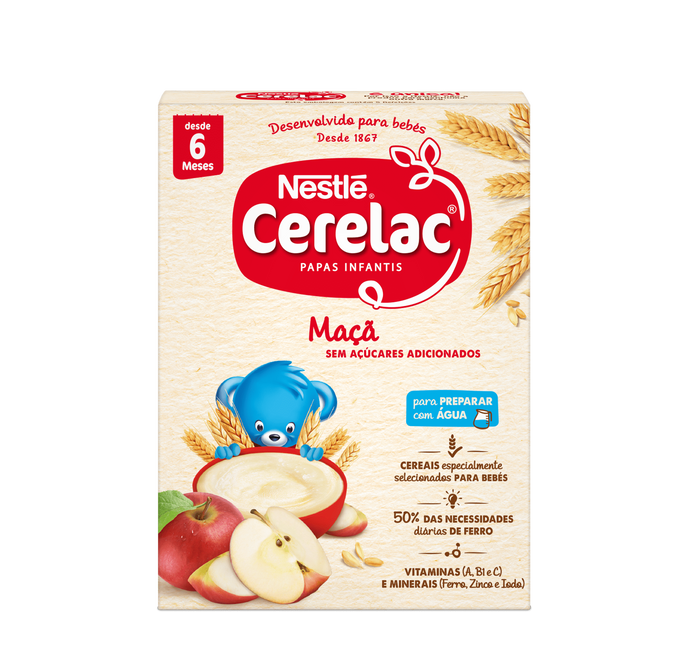 Nestlé Cerelac Farinha Láctea Maçã 6M+ 250g