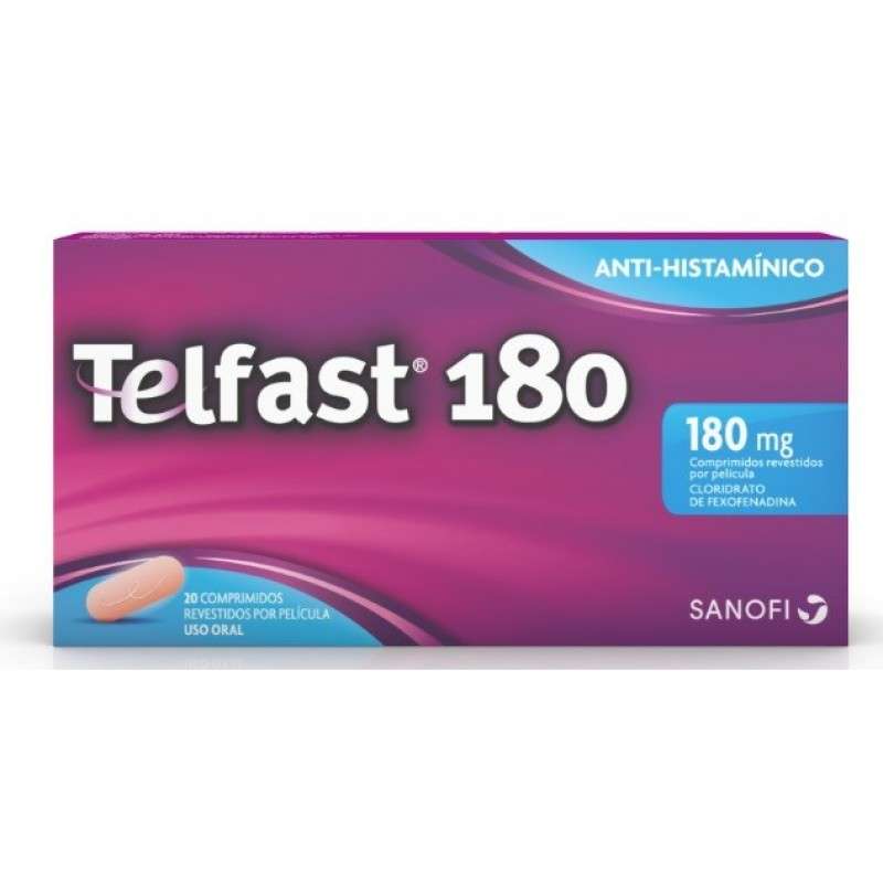 Telfast, 180 Mg (X20 Comprimidos Revestidos)