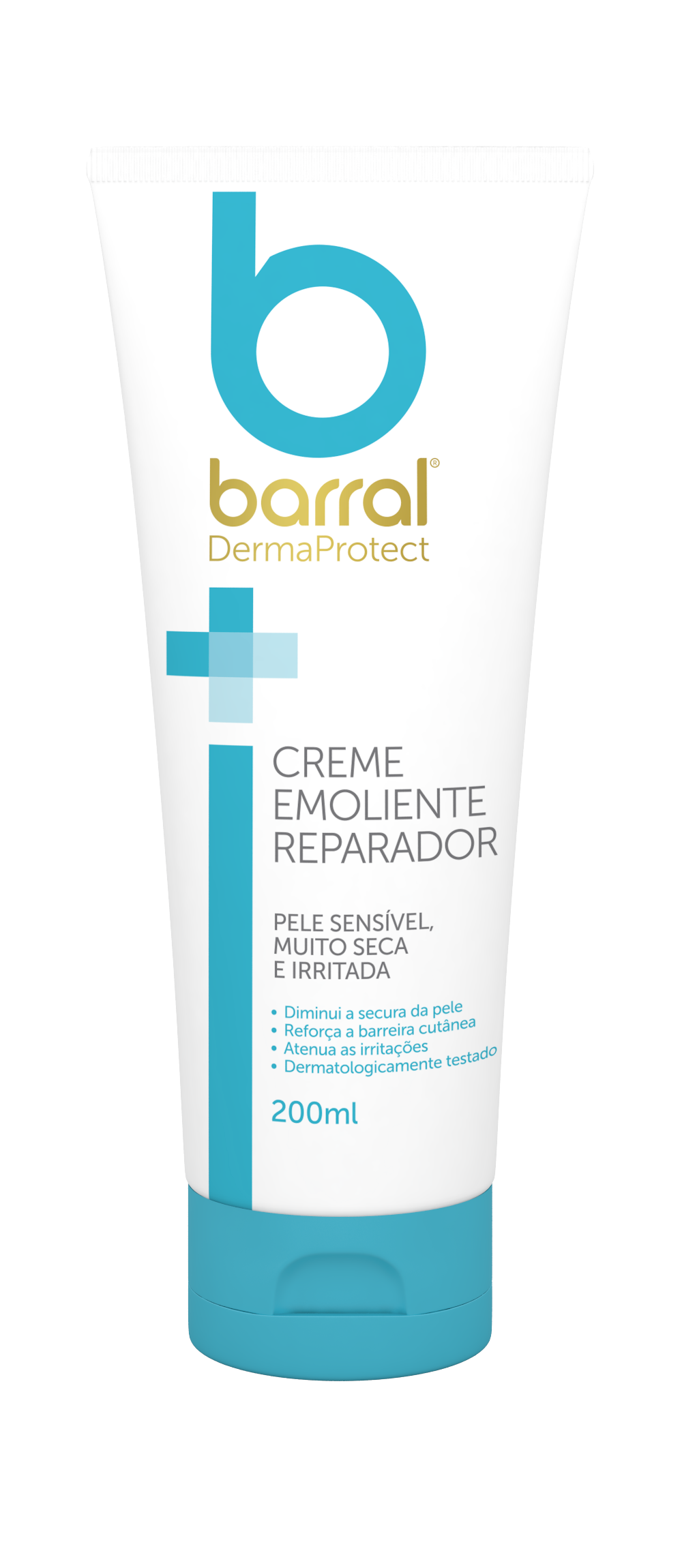 Barral DermaProtect Creme Emoliente Reparador Corpo 200ml
