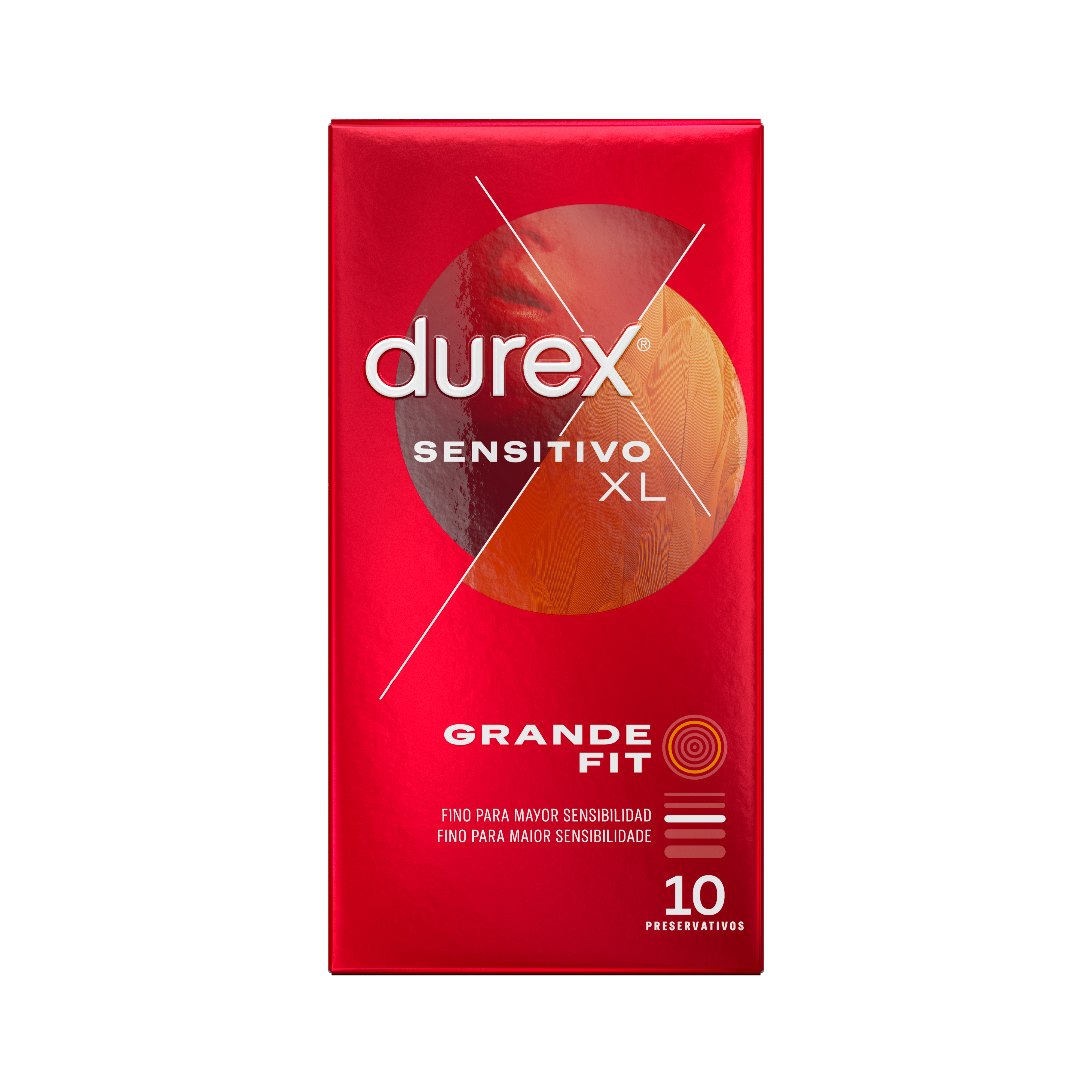 Durex Sensitivo Preservativos XL 10 Unidades