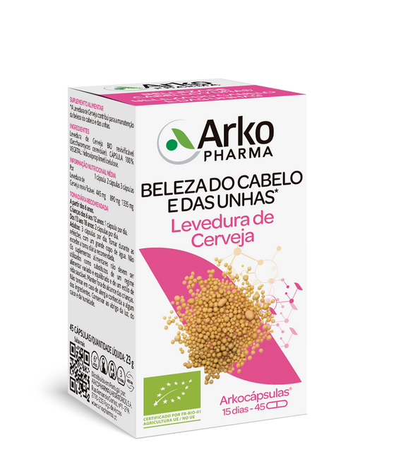 Arkocápsulas Levedura de Cerveja BIO 45 cápsulas