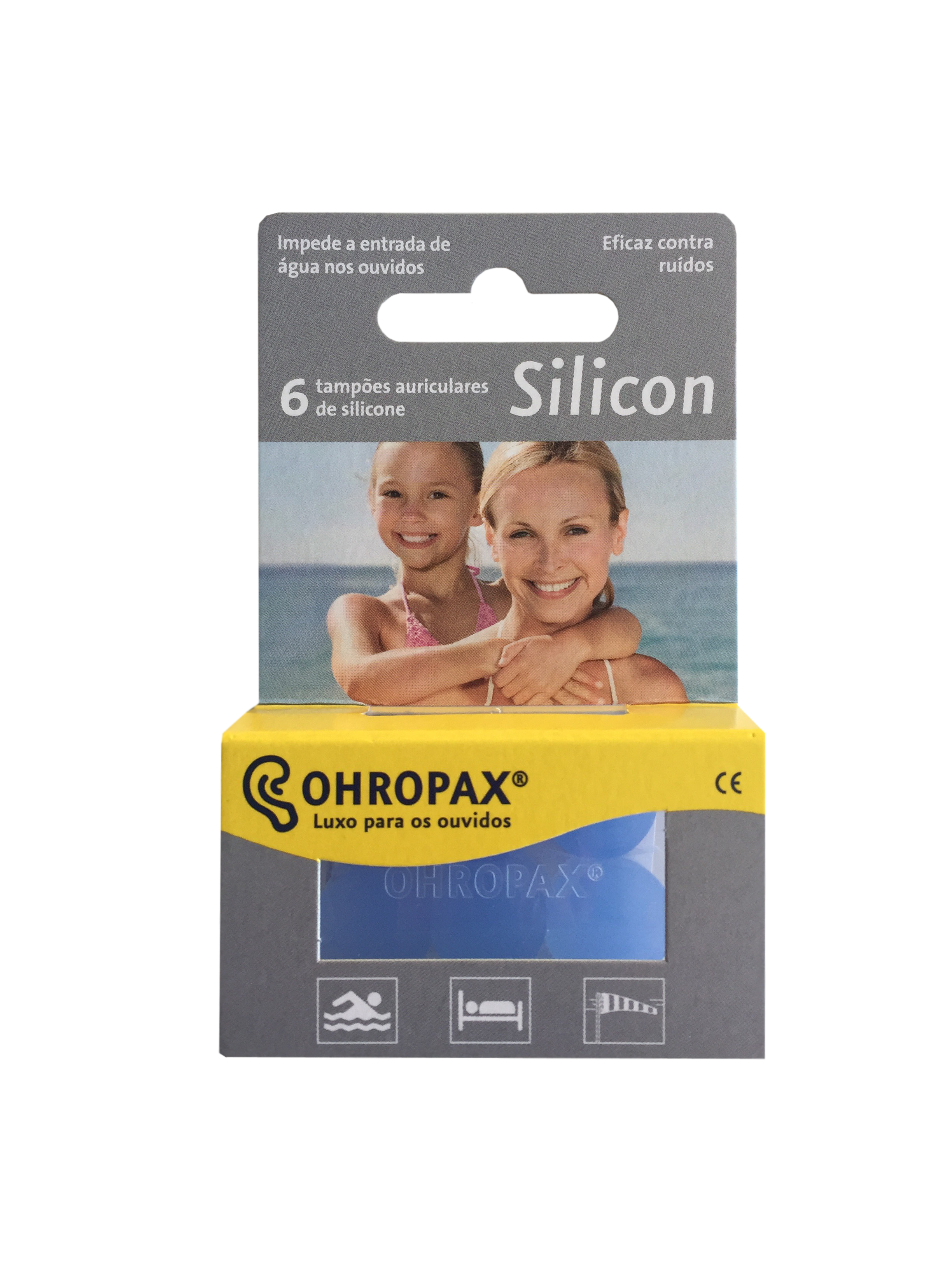 Ohropax Silicon Tampões Auriculares Silicone X6