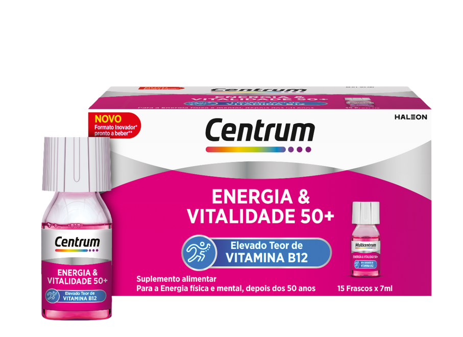 Centrum Energia Vitalidade 50+ - 7ml (X15 Unidades)