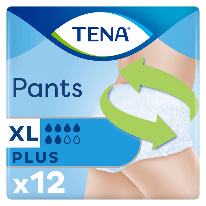 Tena Pants Cueca Plus, 12Unidade(s) XL