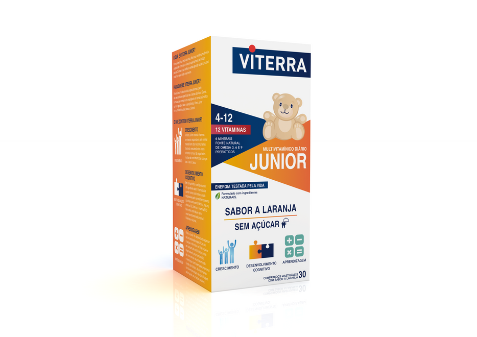 Viterra Junior Comprimidos Mastigáveis Laranja x30
