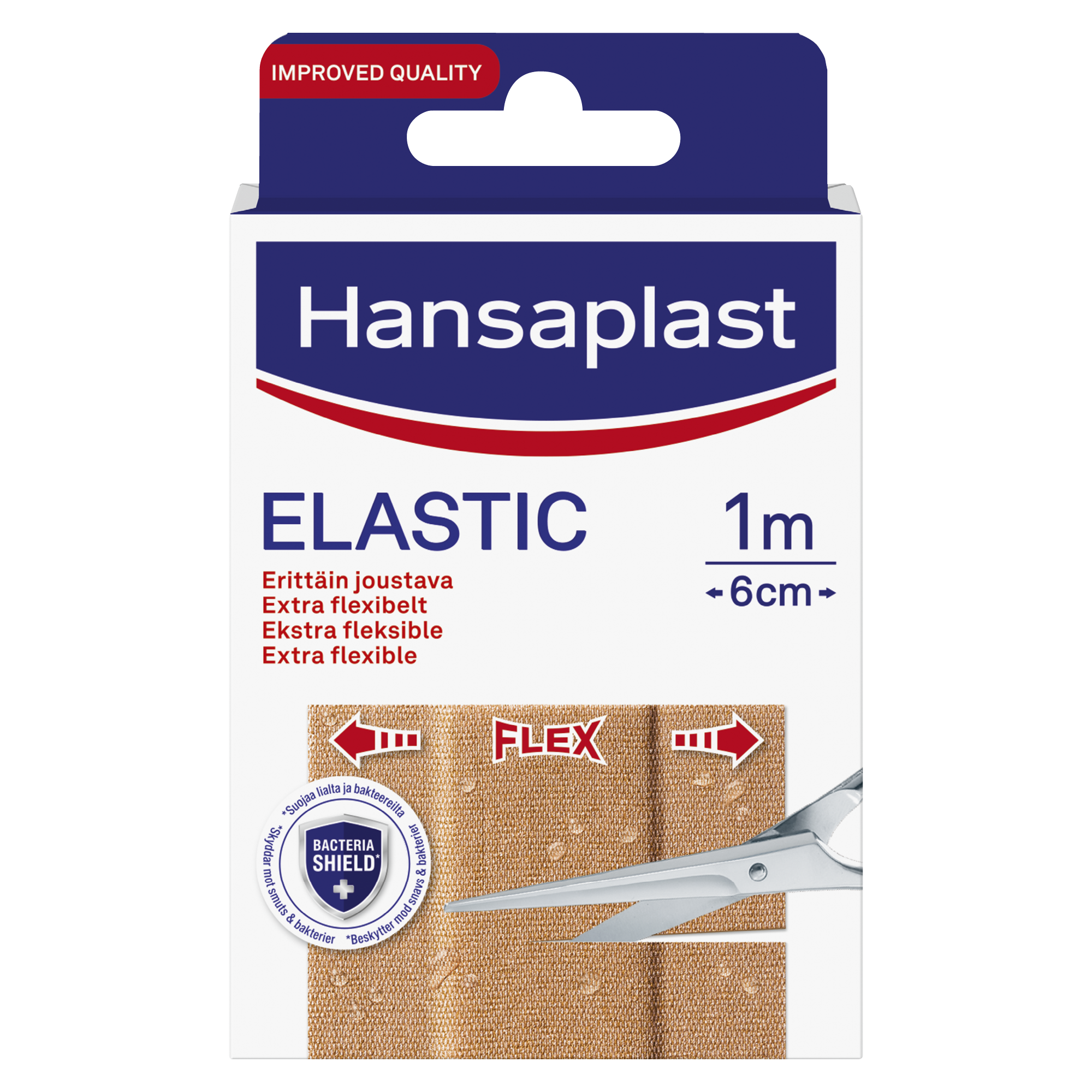 Hansaplast Elastic Penso Banda _ 1m x 6cm