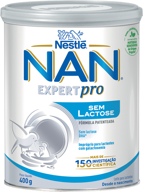 NAN Leite sem Lactose 400g