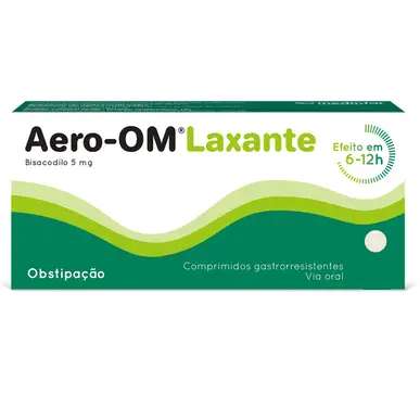 Aero-Om Laxante - 5 mg (x40 comprimidos Gastrorresistentes)