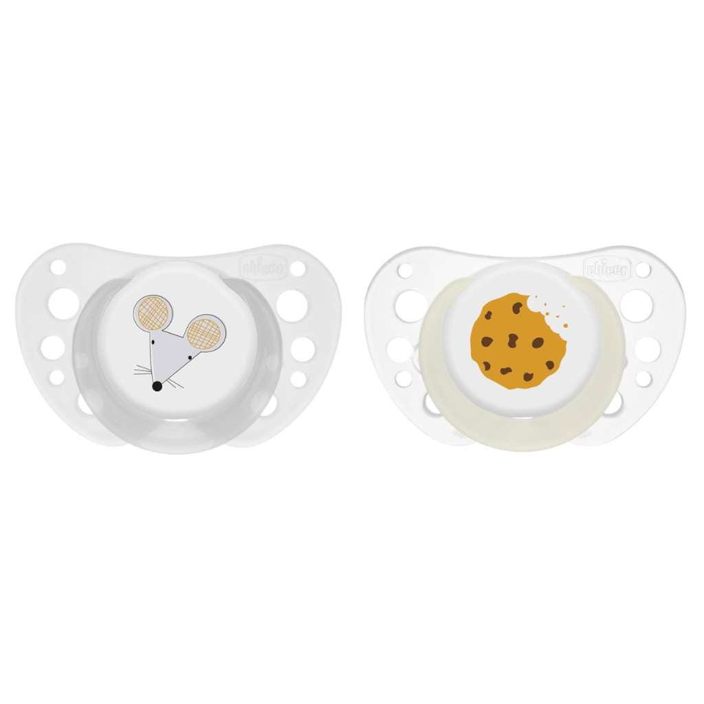Chicco Chupeta Physio Air Cinza 16-36M (2 unidades)