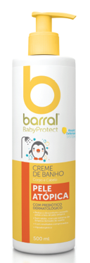Barral BabyProtect Creme Banho Pele Atópica 500ml 