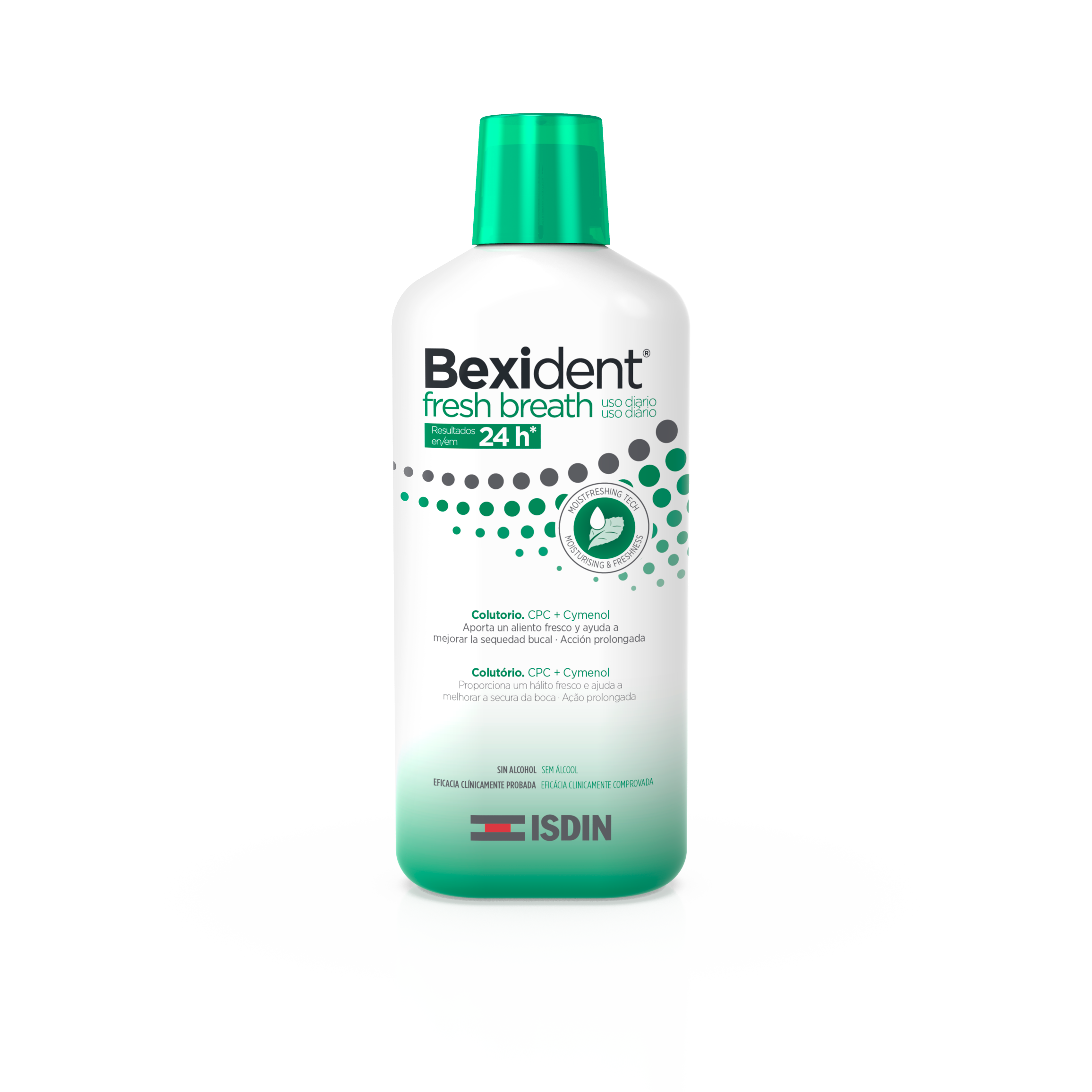 ISDIN Bexident Fresh Breath 500ML- Colutório de uso diário para hálito fresco