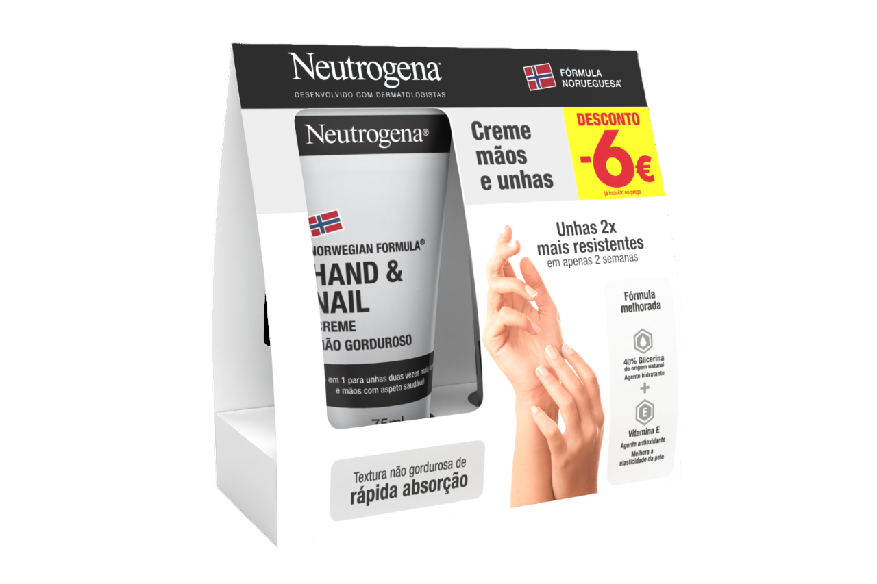 Neutrogena Mãos e Unhas Creme 75ml x2 com desconto de 6€