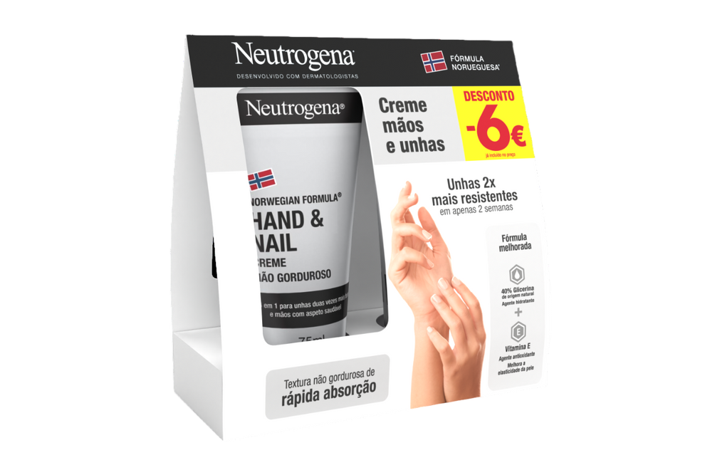 Neutrogena Mãos e Unhas Creme 75ml x2 com desconto de 6€