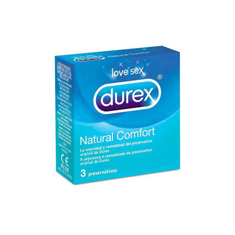Durex Natural Confort Preservativo x3