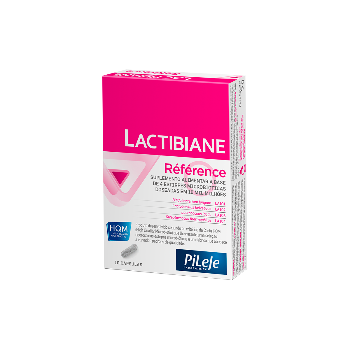 Pileje Lactibiane Référence 'O' 10 cápsulas