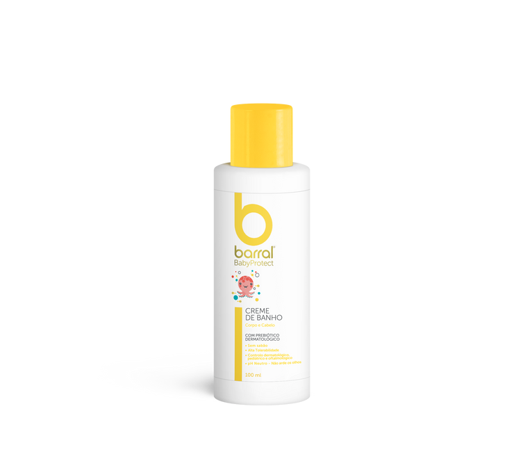 Barral Babyprotect Creme Banho - 100Ml
