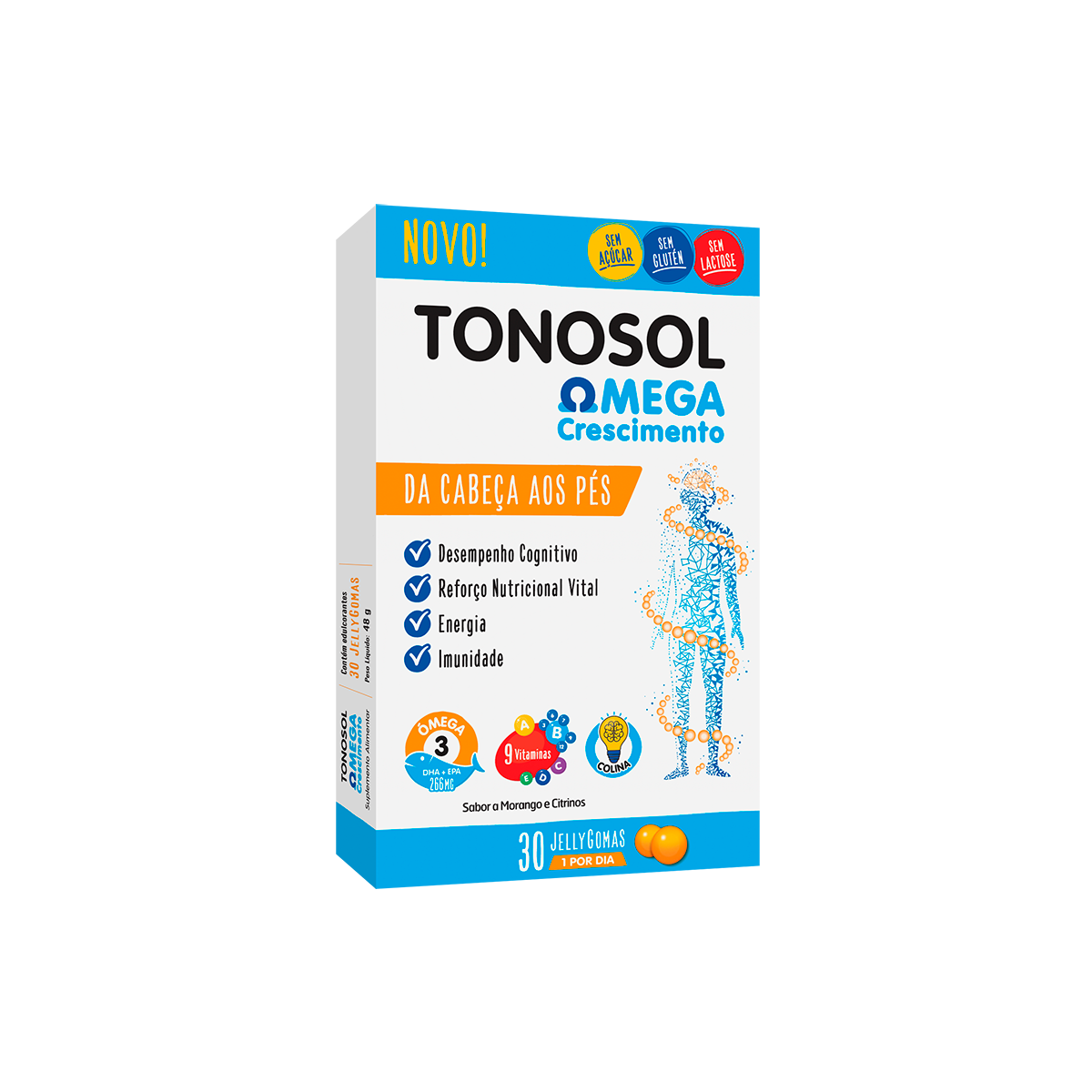 Tonosol Omega Crescimento (X30 Gomas)