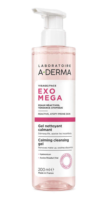 A-Derma Exomega Gel Limpiador Calmante 200ml