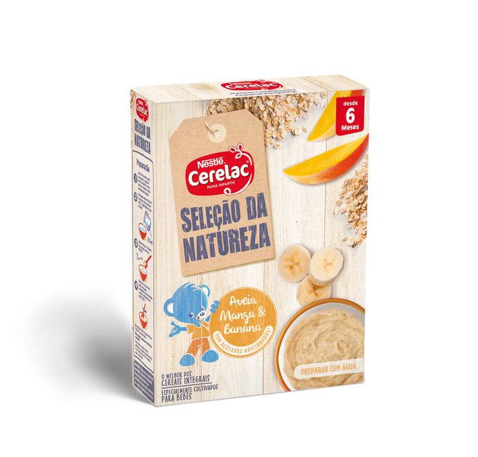 Cerelac Farinha Láctea Aveia Manga Banana 6M+ 240g