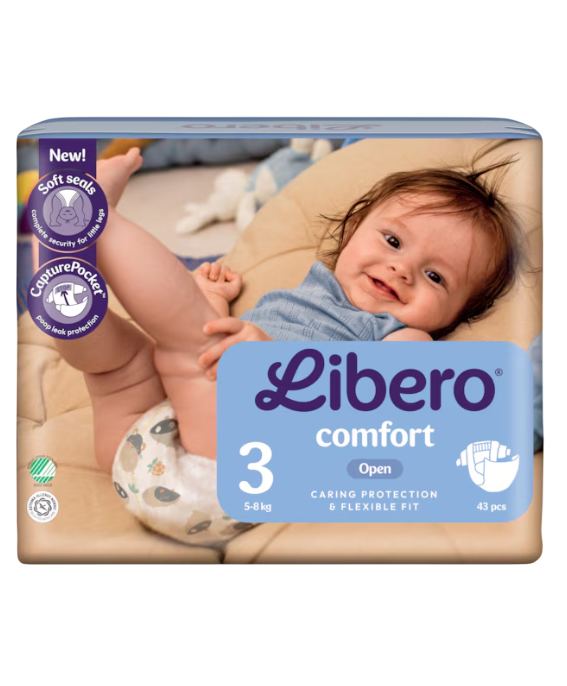 Libero Comfort 3 Fraldas 5-8Kg 30 Unidades