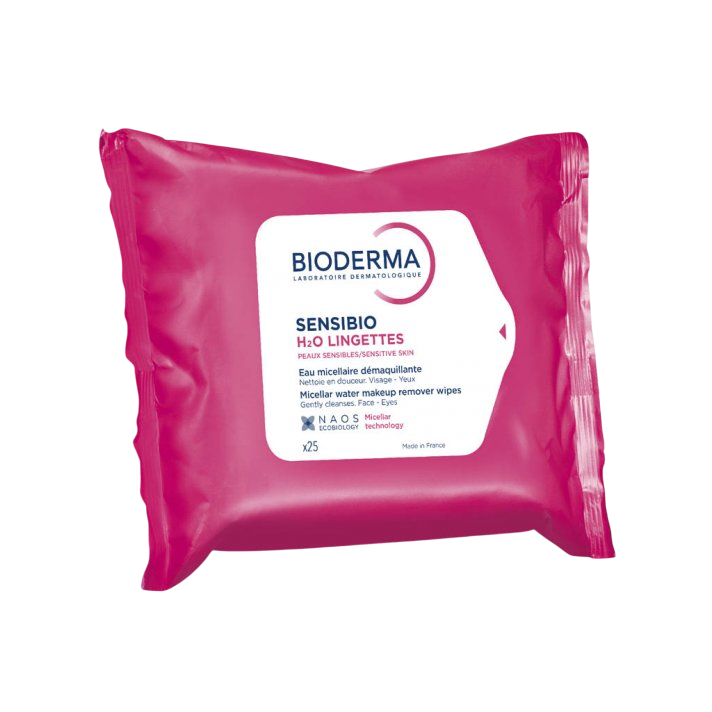 Bioderma Sensibio H2O Toalhitas de Limpeza x25