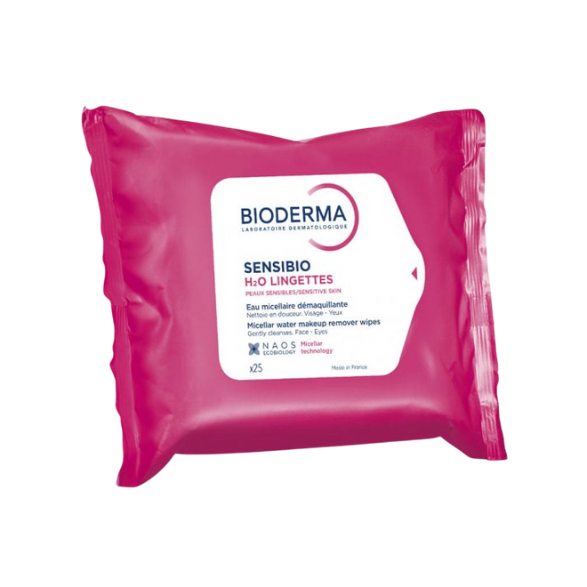 Bioderma Sensibio H2O Toalhitas de Limpeza x25