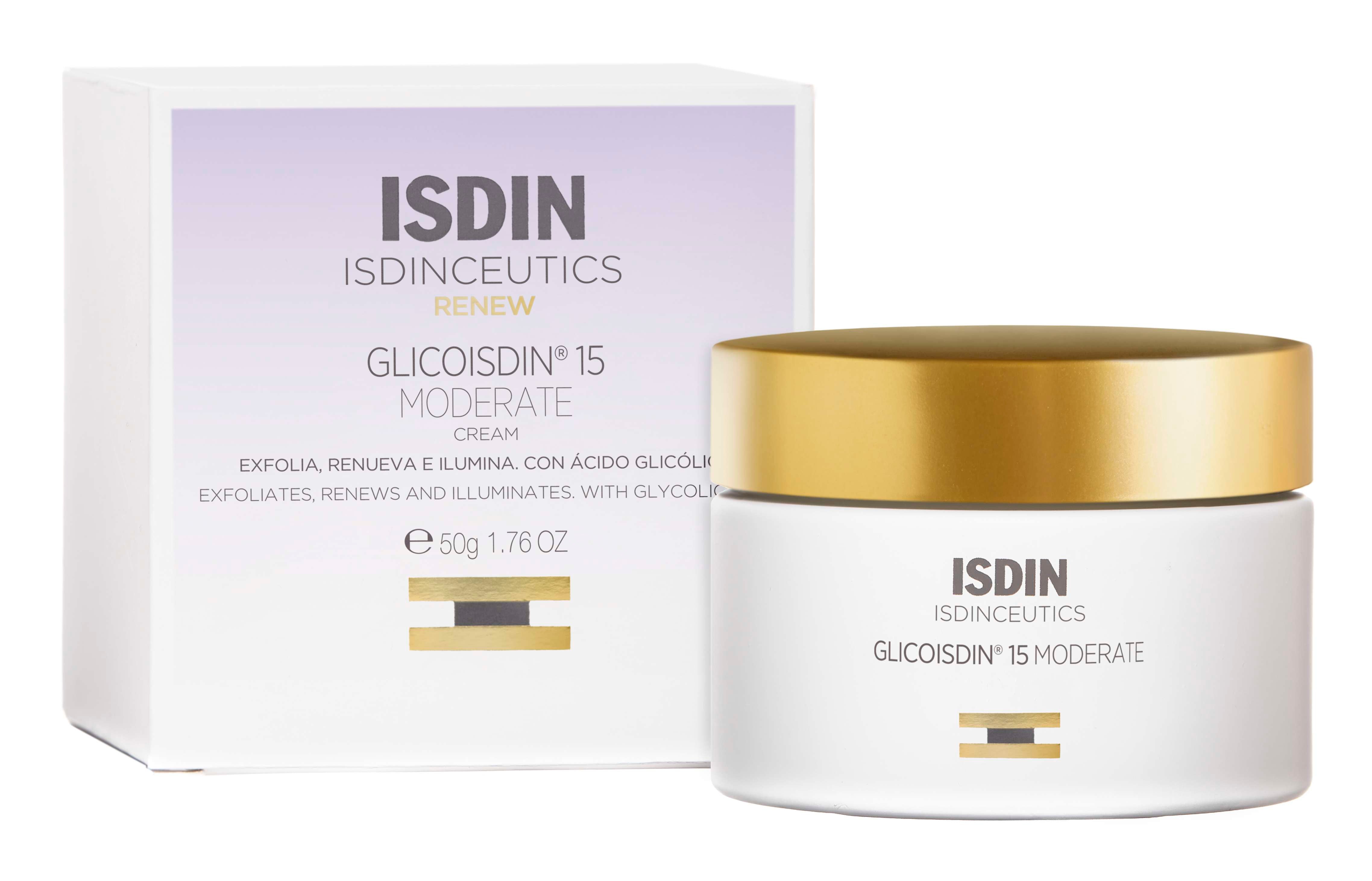 ISDIN Isdinceutics Glicoisdin Creme 15% 50g- Creme efeito peeling facial com ácido glicólico