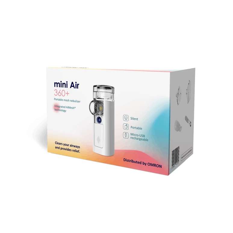 Omron Nebulizador Portátil Mini Air 360+