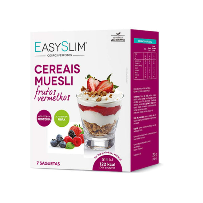 EASYSLIM CEREAIS MUESLI FRUT VERM 30GX7