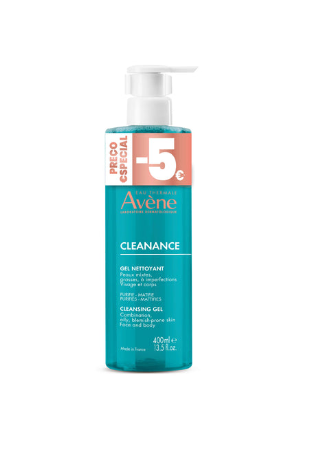 Avène Cleanance Gel de Limpeza 400ml com desconto de 5€