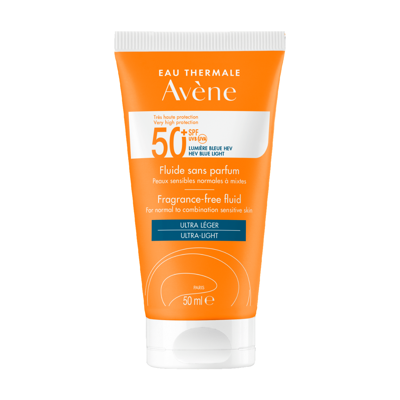 Avène Solar Fluído s/Perfume SPF50+ 50ml