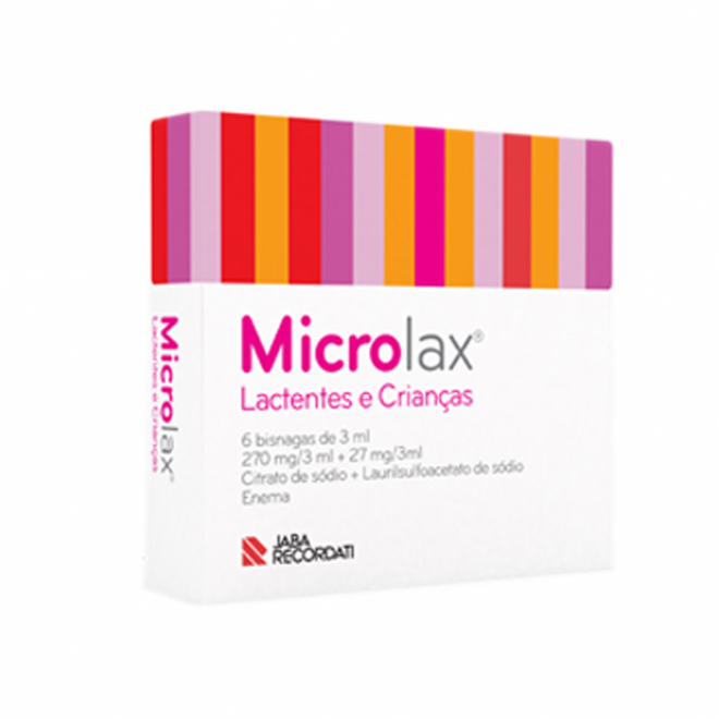 MICROLAX, 270/27 MG/3 ML X 6 ENEMA SOL TUBO CITRATO (SODIO)
