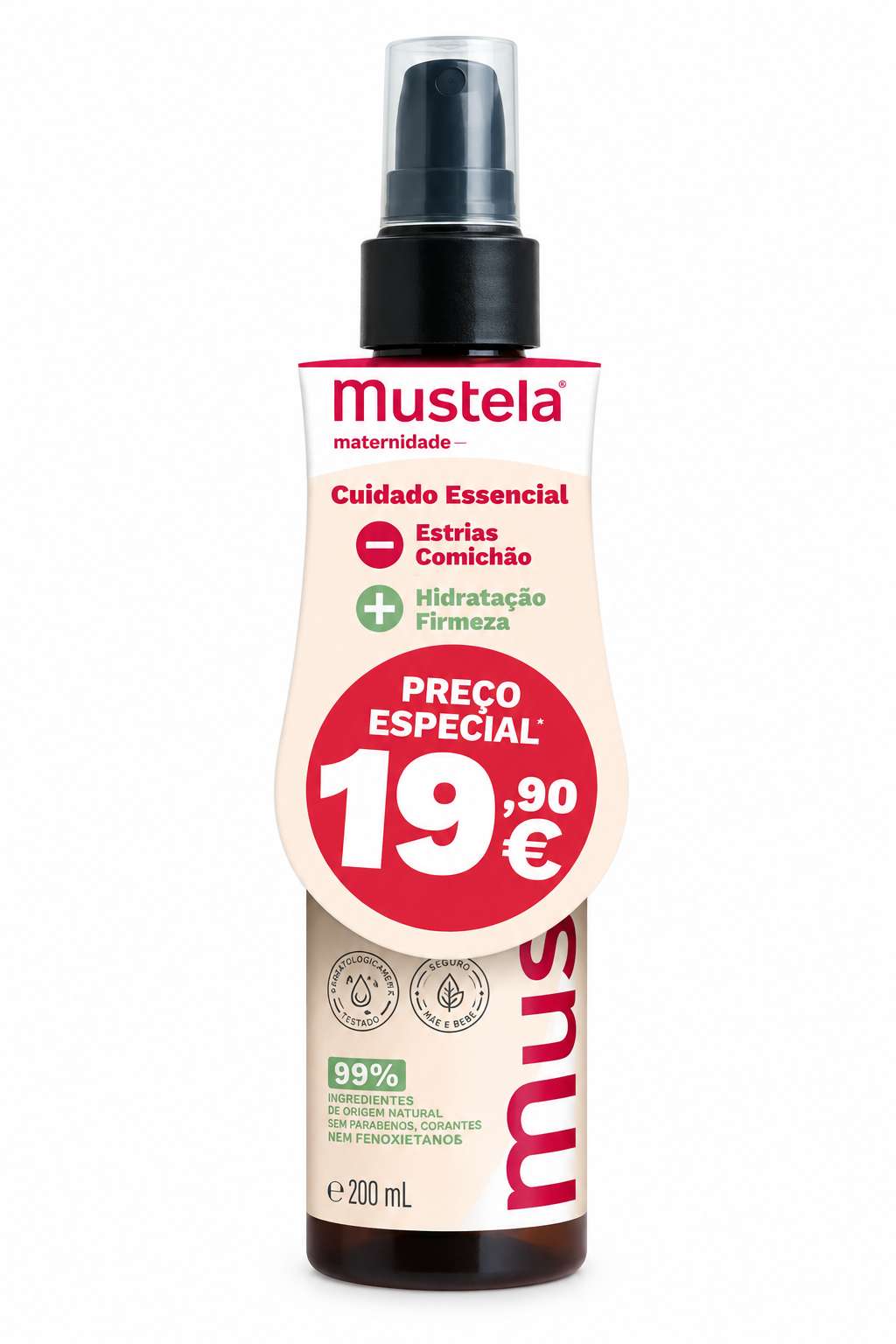 Mustela Maternidade Cuidado Essencial Creme – 200ml | Preço Especial