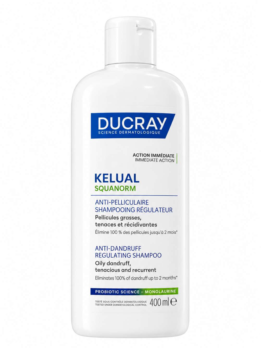 Ducray Kelual-Squanorm Champô Caspa Oleosa 400ml