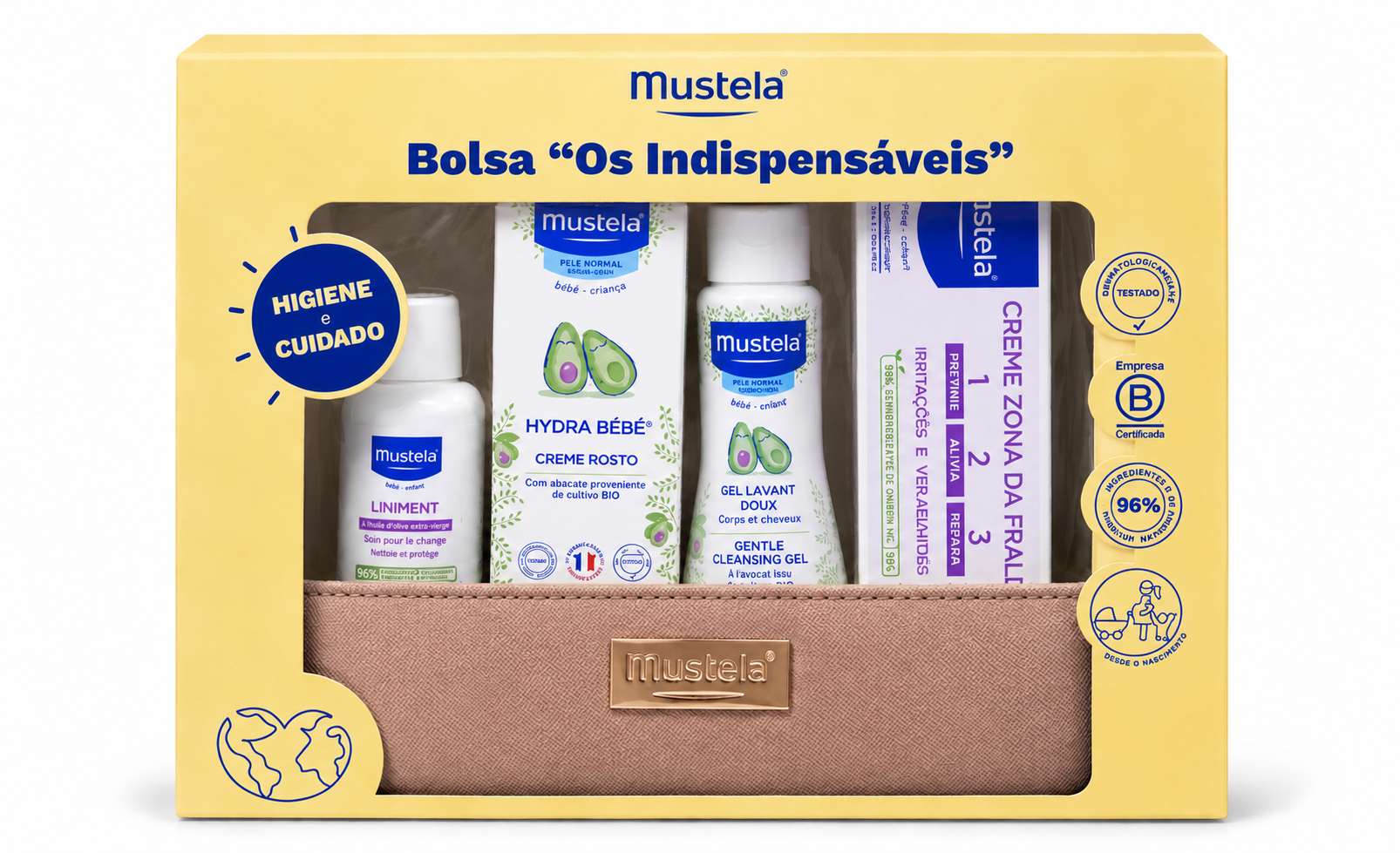 Mustela Kit Bolsa Indispensaveis Bebé Mocca