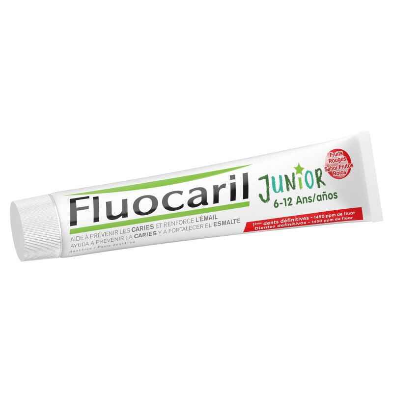 Fluocaril Junior Gel Dentífrico Frutos Vermelhos 6-12A 75ml