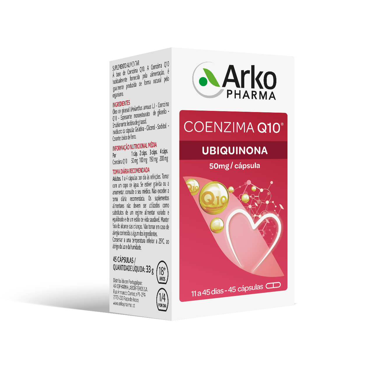 Arkopharma Coenzima Q10 45 cápsulas