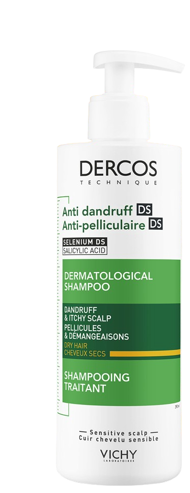 Dercos Champô Anticaspa Caspa Seca 390ml