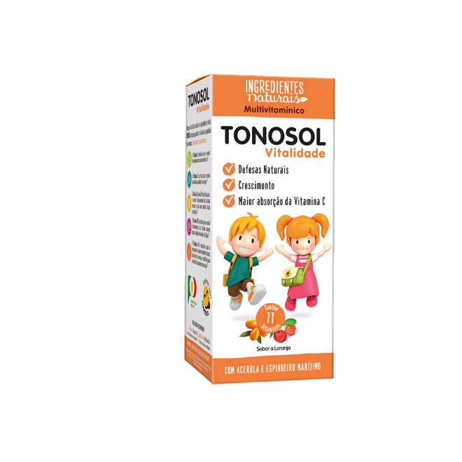 Tonosol Vitalidade 200ml - Sabor a laranja