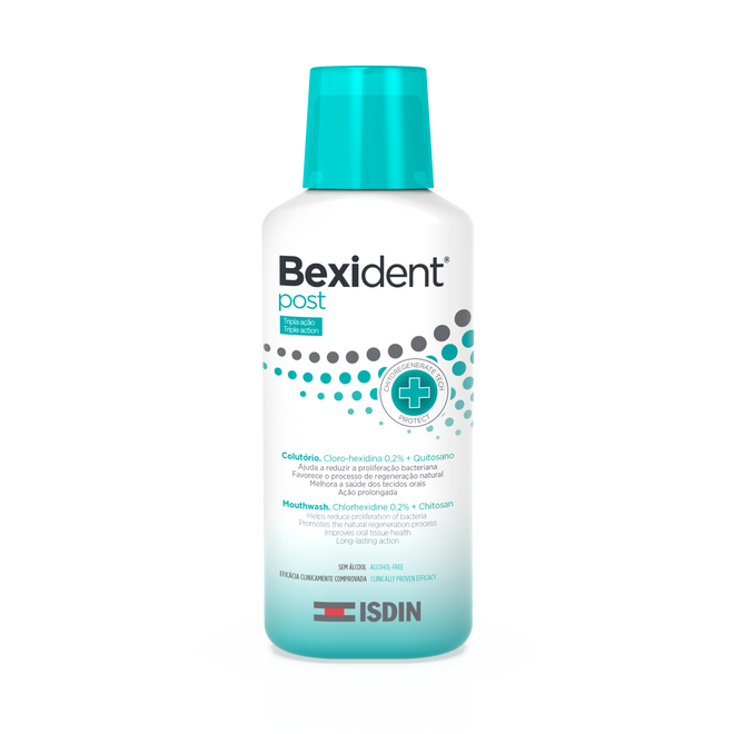 ISDIN Bexident Post Colutório 250ML- Colutório com Cloro-hexidina e quiosano