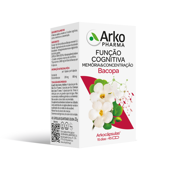 Arkocápsulas Bacopa (X45 Cápsulas)