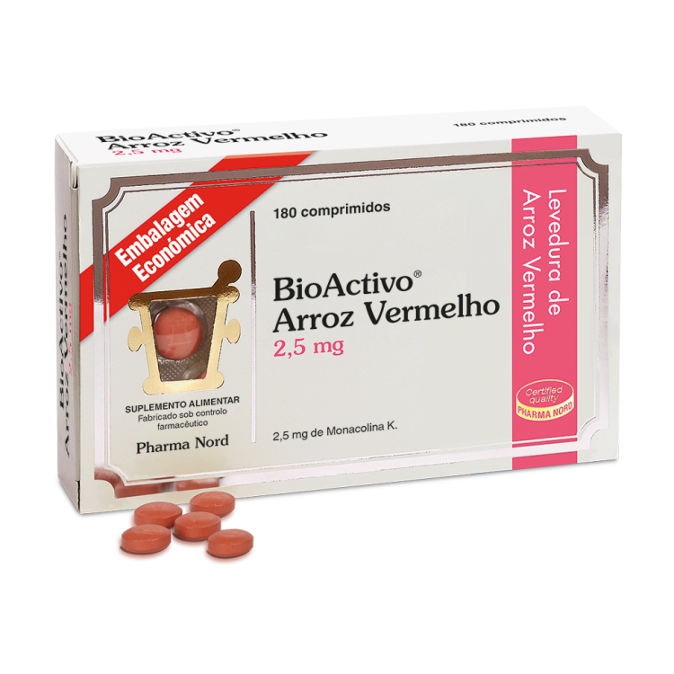 Bioactivo Arroz Vermelho 2,5mg Comprimidos x180