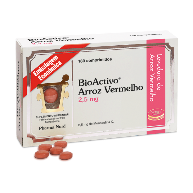 Bioactivo Arroz Vermelho 2,5mg Comprimidos x180