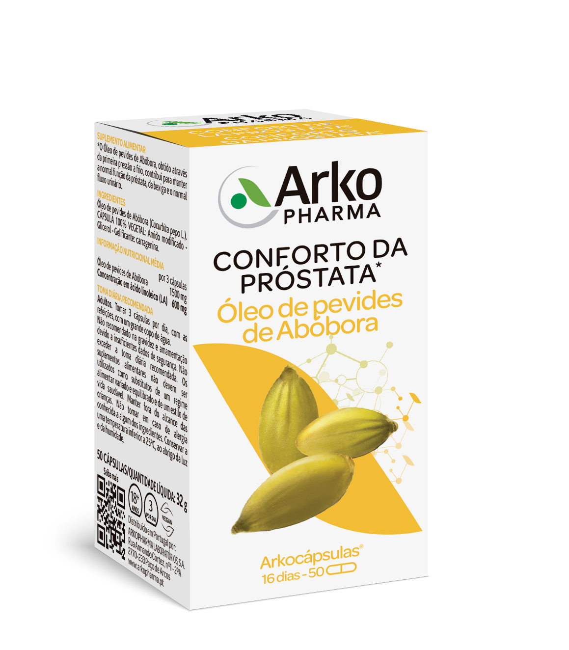 Arkocápsulas Óleo de Pevides de Abóbora 50x cápsulas