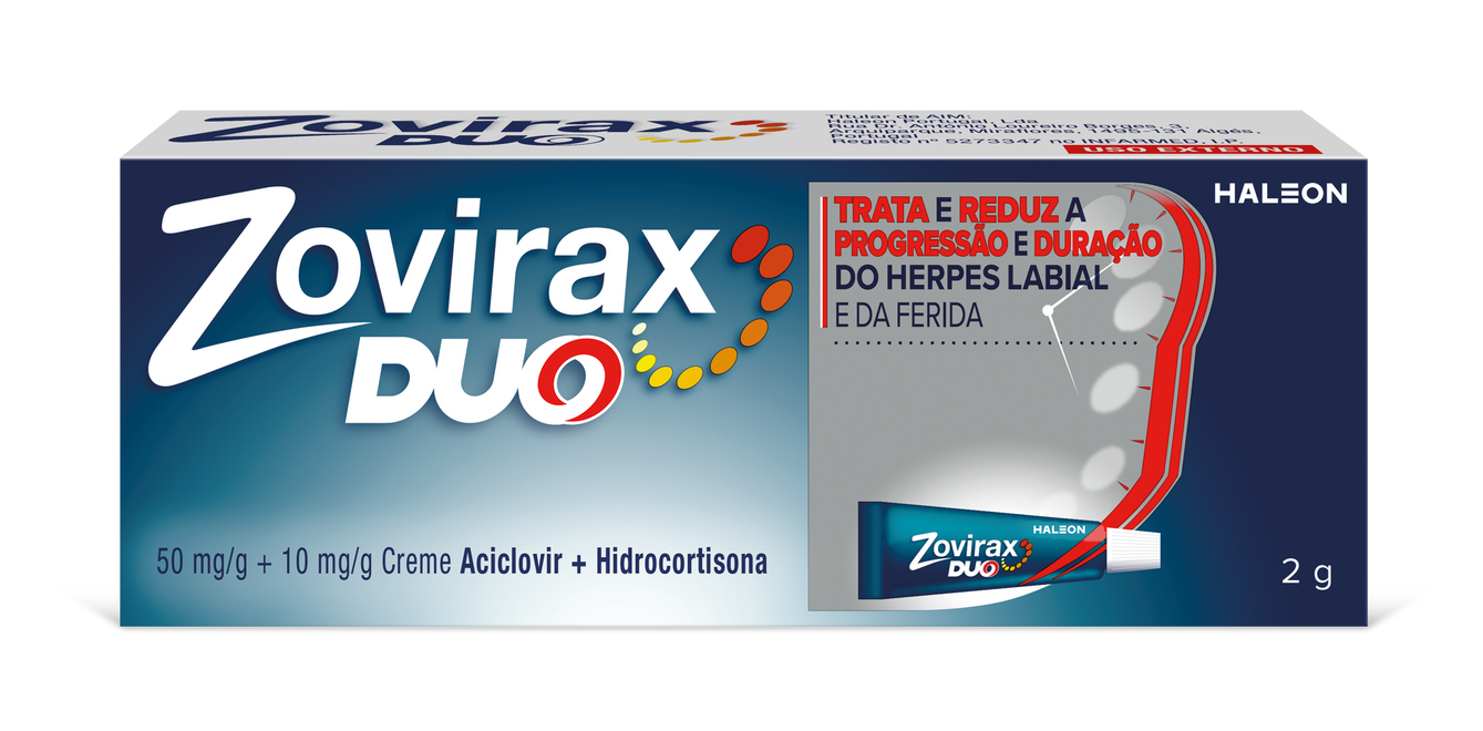 Zovirax Duo, 50/10 mg/g-2g x 1 creme bisnaga