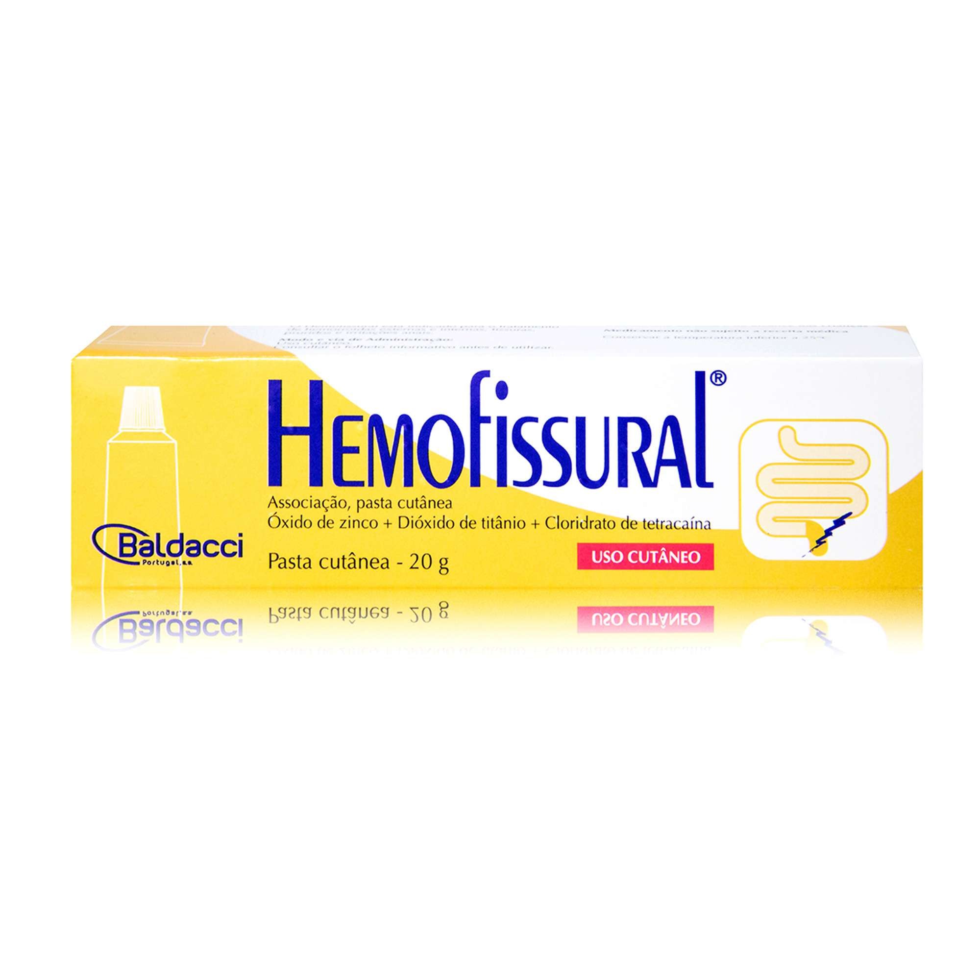 HEMOFISSURAL, 20G X 1 PASTA CUT TETRACAINA