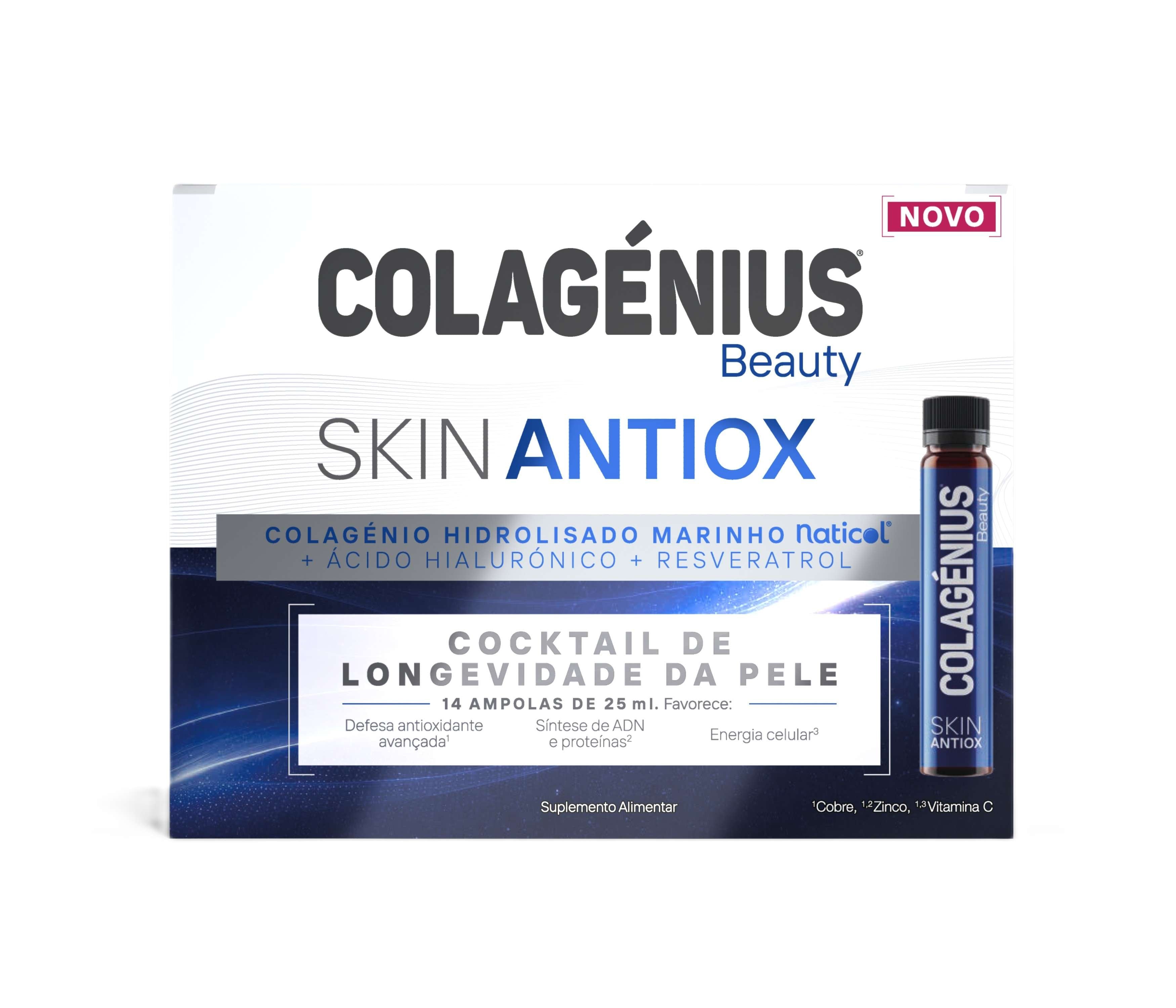 Colagénius Beauty SkinAntiox – 14 Ampolas de 25 ml